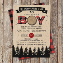 Baby shower "Rustic Forest Pset Lumberjack Boys"