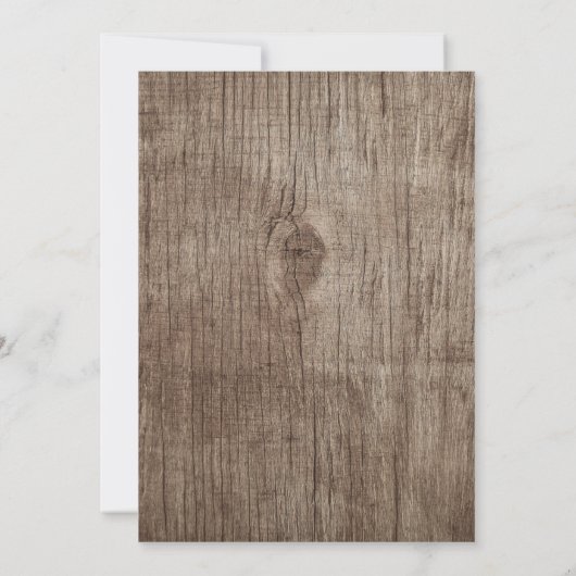 Baby shower Rustic Sunflower Ladybug Country Girl Kaart (Achterkant)