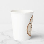 Baby shower Rustieke  Dieren Papieren Bekers (Rechts)