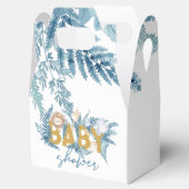 Baby shower Safari Dieren Exotisch Gepersonaliseer Bedankdoosjes (Geopend)