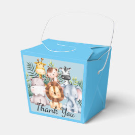 Baby shower Safari Favor Box Bedankdoosjes