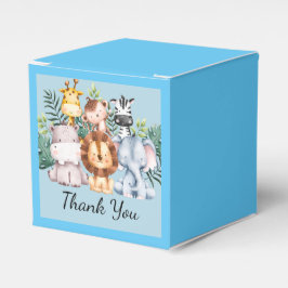 Baby shower Safari Favor Box Bedankdoosjes