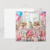 Baby shower save the date (Voorkant / Achterkant)