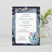 Baby Shower Save The Date (Staand voorkant)