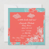 Baby Shower Save The Date (Achterkant)