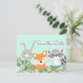 Baby Shower Save the Date-ansichtkaart Aankondigingskaart (Staand voorkant)