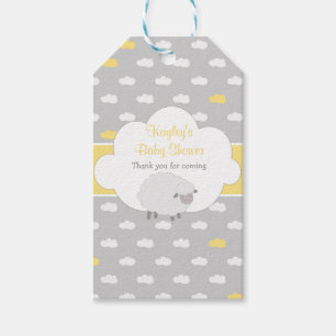 Baby shower schaap Gift Labels (gepersonaliseerd) Cadeaulabel