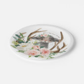 baby shower schattig bos, portierpapier bord (Gekanteld)
