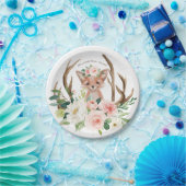 baby shower schattig bosgebied bord vossenpapier (Feest)