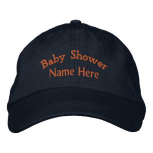 Baby Shower Schattig Klein Meisje/ Jongen met Baby Geborduurde Pet