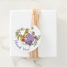 Baby shower schattig Oerwoud Safari Dieren Bedankjes Labels