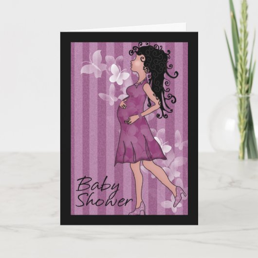 Baby shower schattig zwangeren mama (Voorkant)