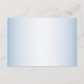 Baby shower Schattige Baby Beer Pilot Blue Airplan Informatiekaartje (Achterkant)