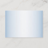 Baby shower Schattige Baby Beer Pilot Blue Airplan Informatiekaartje (Achterkant)