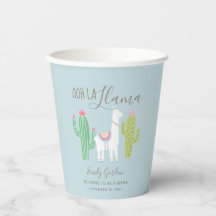 Baby shower schattige baby blauw