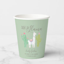 Baby shower schattige baby blauwgroen bruin