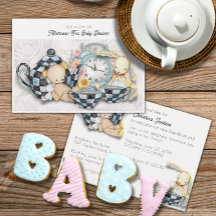 Baby shower schattige middag Tea Party
