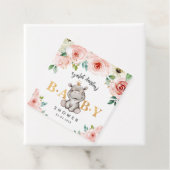 Baby shower Schattige nijlpaard dank u Bedankjes Labels (In situ)