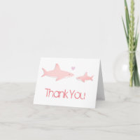 Baby shower Schattige Roze Witte Haai