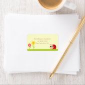 Baby shower: Schattigee Baby Lieveheersbeestje in  Etiket (Insitu)