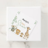 Baby shower Schattigee babydieren Bedankjes Labels (In situ)