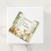 Baby shower Schattigee babydieren Bedankjes Labels (In situ)