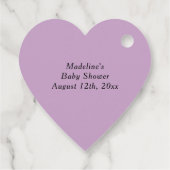 Baby shower Schattigee Lila Baby Making Potion Bedankjes Labels (Achterkant)