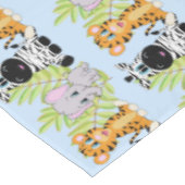 Baby shower Schattigee Safari Oerwoud Dieren Tafelkleed (Gekanteld)