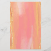 Baby shower Scramble Spel Roze Perzik Bloemen (Achterkant)