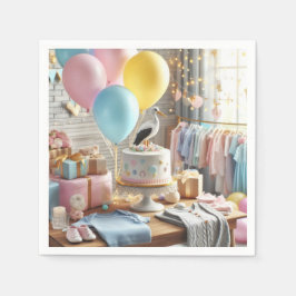 Baby shower servet