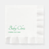 Baby shower servet (Voorkant)