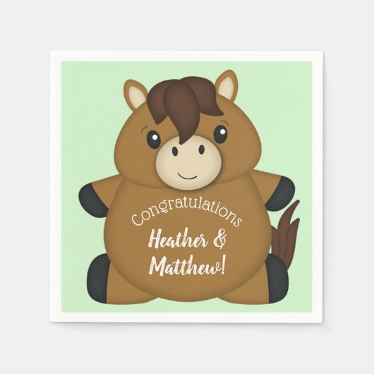 Baby shower servet (Voorkant)