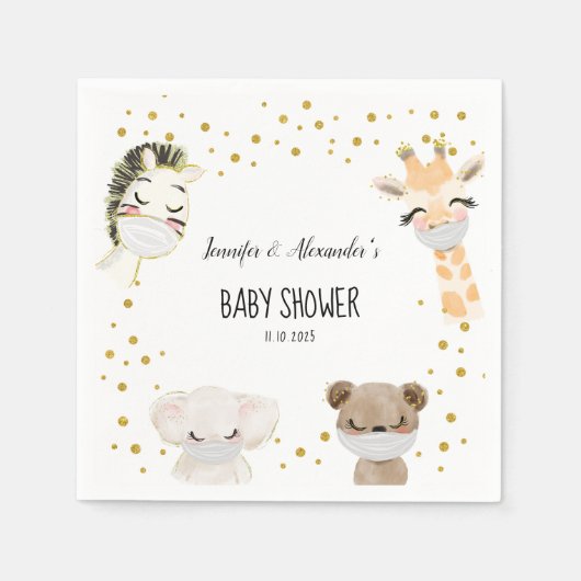 Baby shower servet (Voorkant)