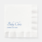 Baby shower servet (Voorkant)