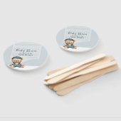 Baby shower set van fans handwaaier (Niet-gemonteerd)