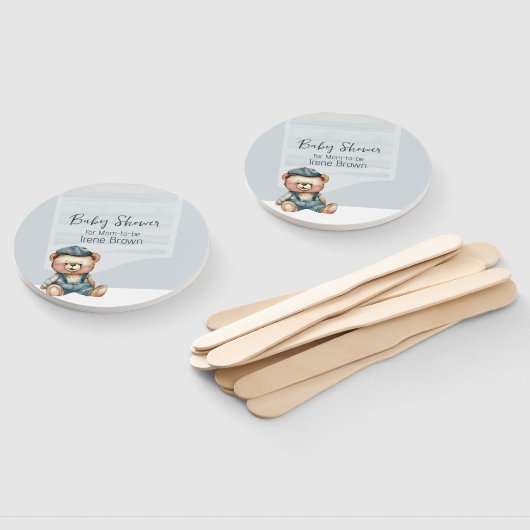 Baby shower set van fans handwaaier (Niet-gemonteerd)