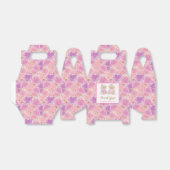 Baby shower Shabby Pink Roses Tea Party Bedankdoosjes (Uitgevouwen)