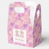 Baby shower Shabby Pink Roses Tea Party Bedankdoosjes (Geopend)
