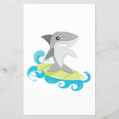 Baby Shower Shark How well you know the card Flyer (Achterkant)