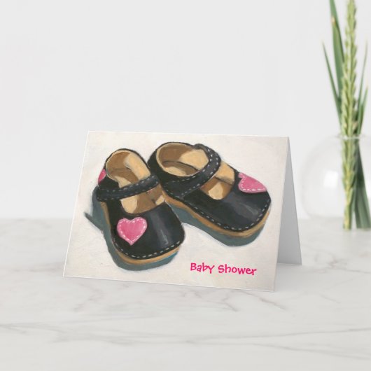 BABY SHOWER, SHOES WITH HEARTS (Voorkant)