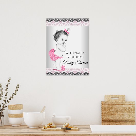  Baby shower Signs Poster (Keuken)