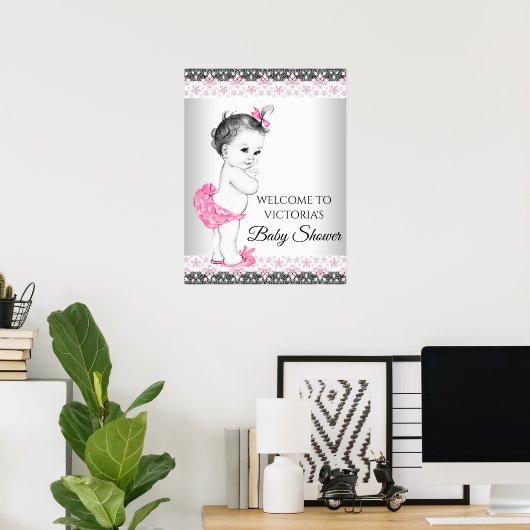  Baby shower Signs Poster (Thuiskantoor)