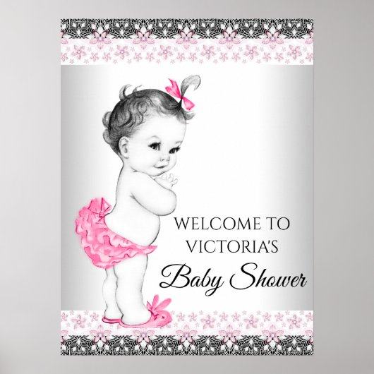  Baby shower Signs Poster (Voorkant)
