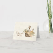Baby Shower Silly Goose Lemon  Bedankkaart (Voorkant)