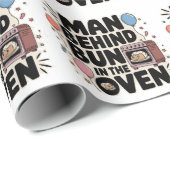 Baby shower-sinus cadeaupapier (Rol Hoek)