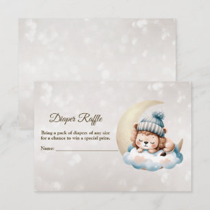 Baby Shower Slaap Baby Dier Luier Raffle Informatiekaartje