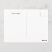 BABY SHOWER | Slaperige uitnodiging (Achterkant)