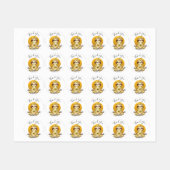 Baby shower Sleuf Labels (Vel)