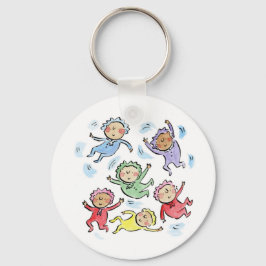 Baby shower sleutelhanger