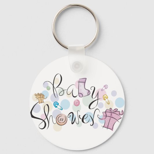Baby shower Sleutelhanger (Voorkant)